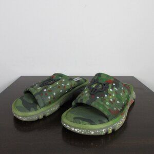 Naked Wolfe Vegas Logo Embossed Mesh Army Camo Sandals Slide 11 US Unisex 450